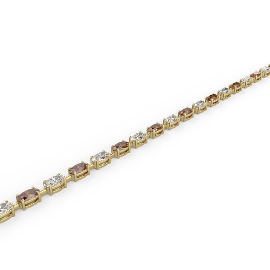 Diana Necklace in Champagne