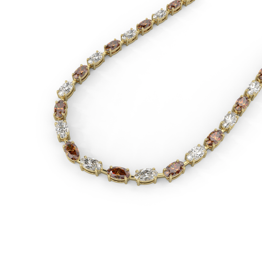 Diana Necklace in Champagne