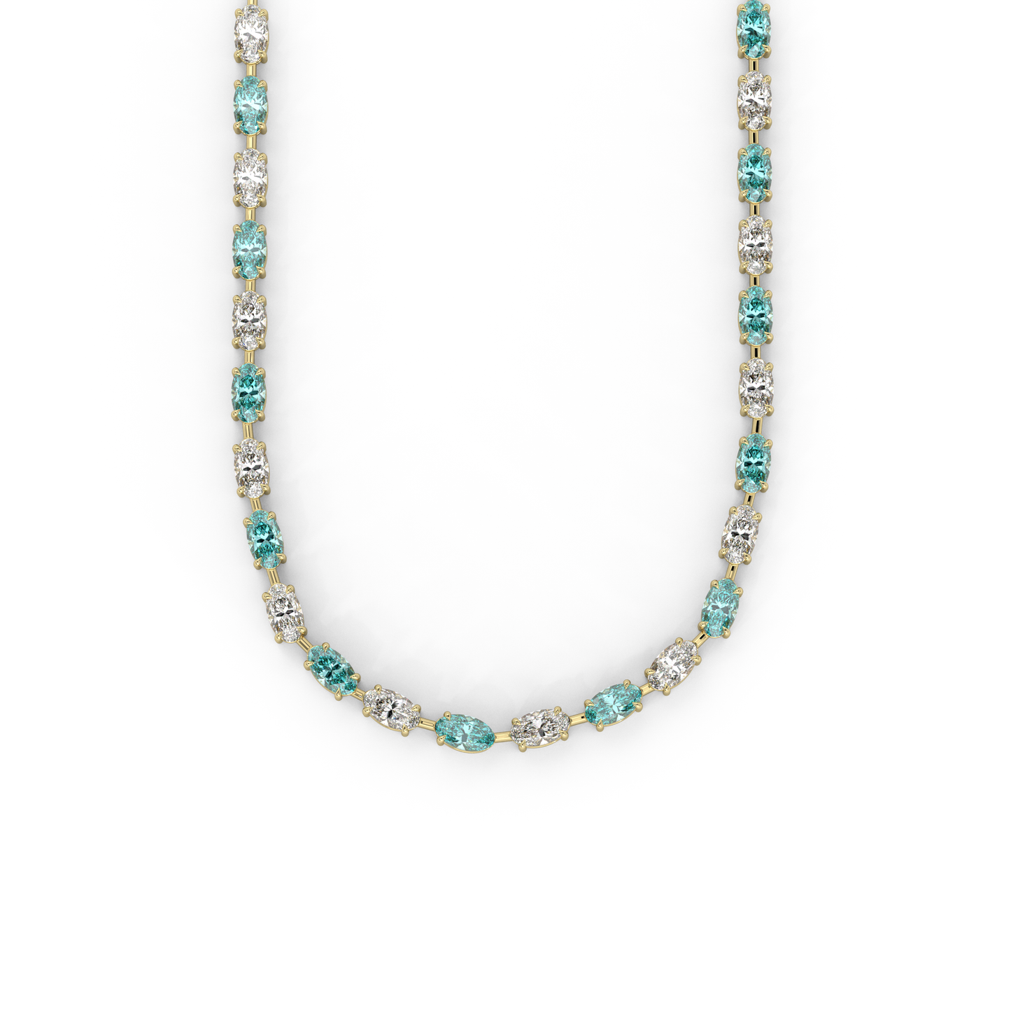 Diana Necklace in Teal