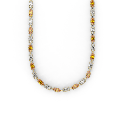 Diana Necklace in Orange