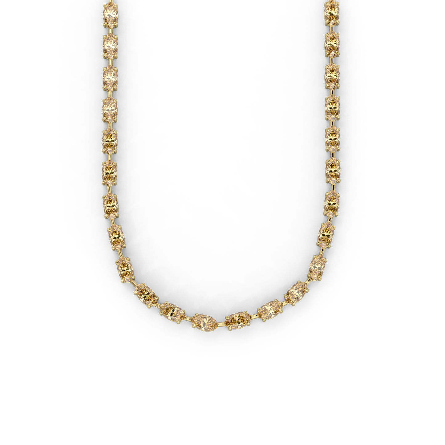Diana Necklace in Yellow