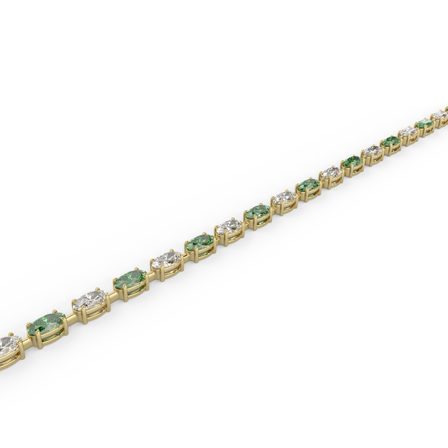 Diana Necklace in Emerald Green