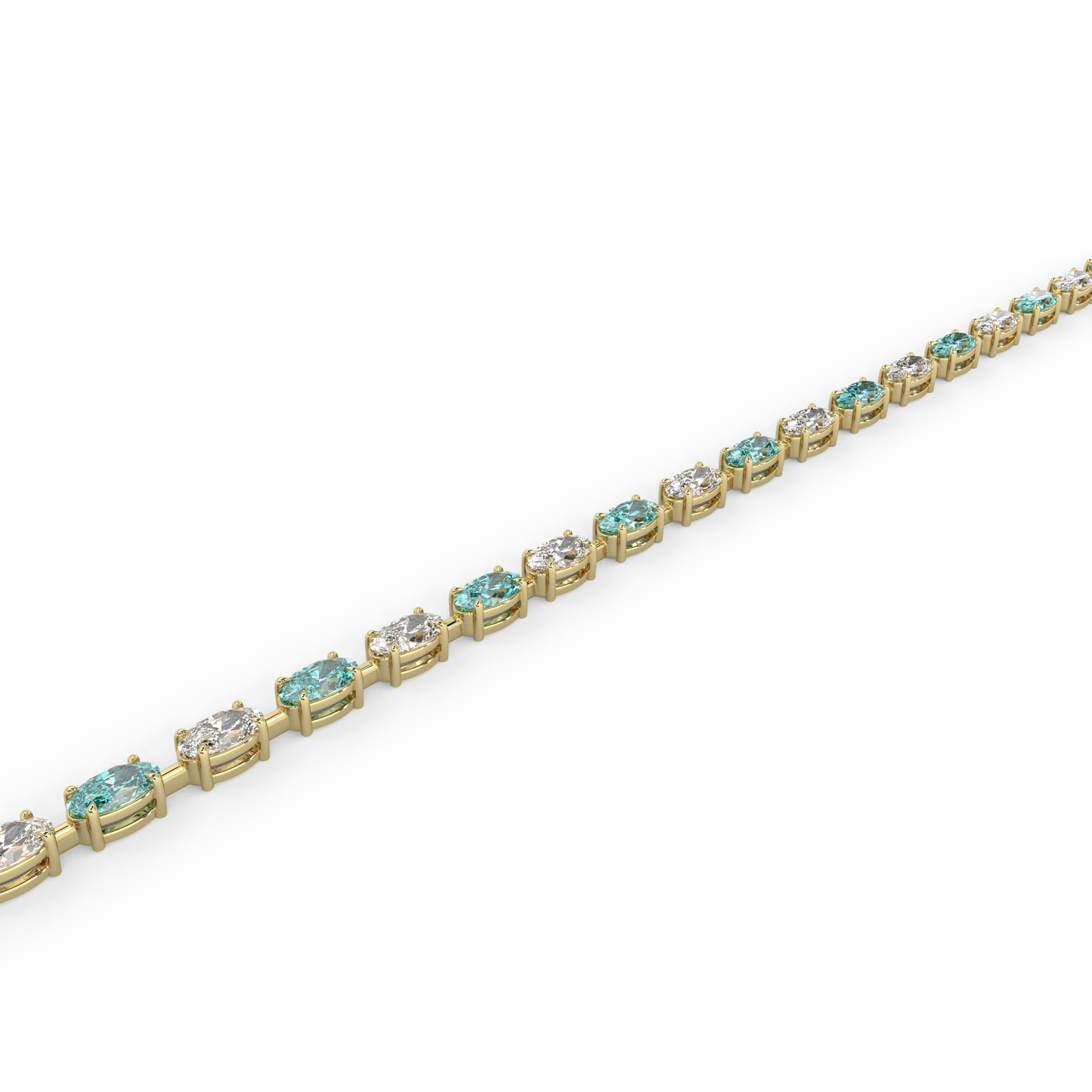 Diana Necklace in Teal
