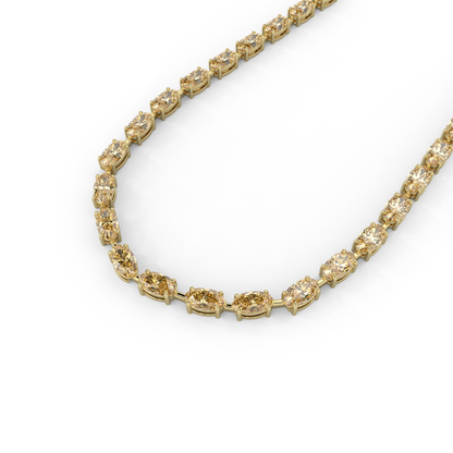 Diana Necklace in Yellow