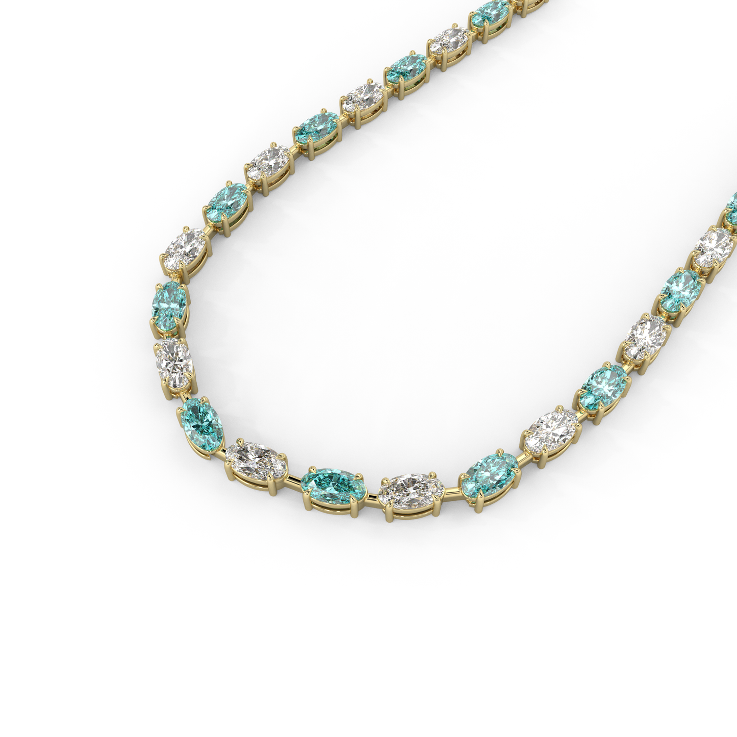 Diana Necklace in Teal