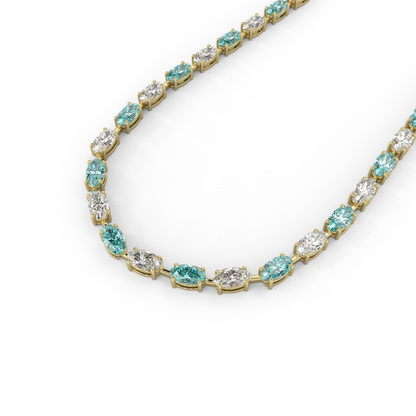 Diana Necklace in Teal