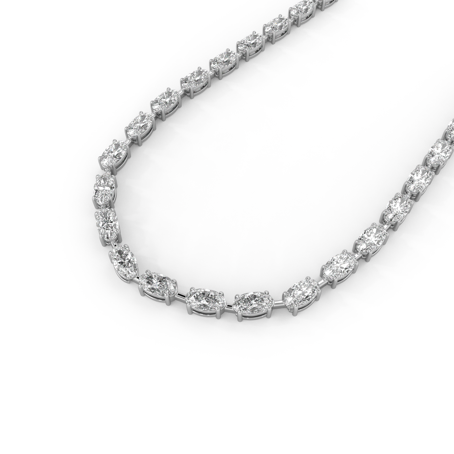Diana Necklace in White
