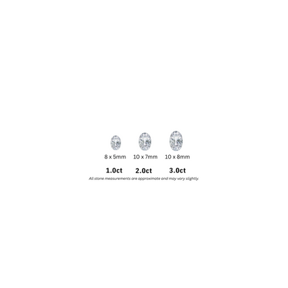 Paraiba Oval Lab Sapphire Ring