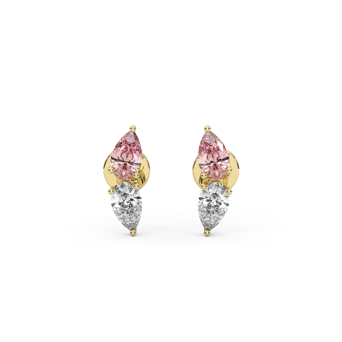 Lab Sapphire + Diamond Katia Earrings