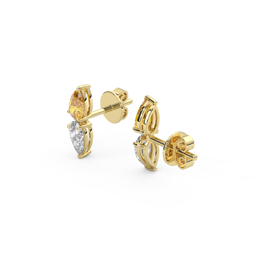 Katia Earrings in Orange