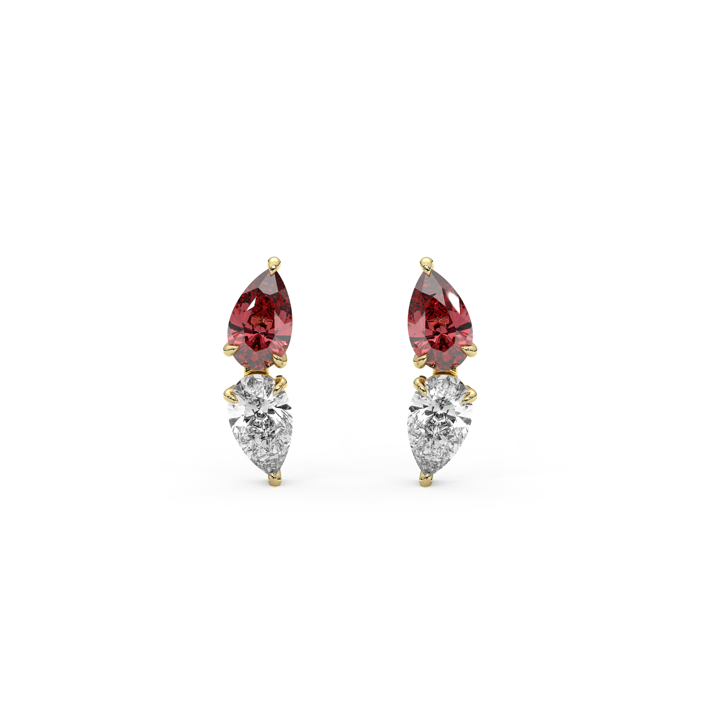 Katia Earrings in Red