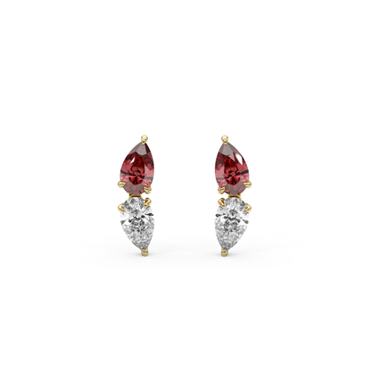 Katia Earrings in Red