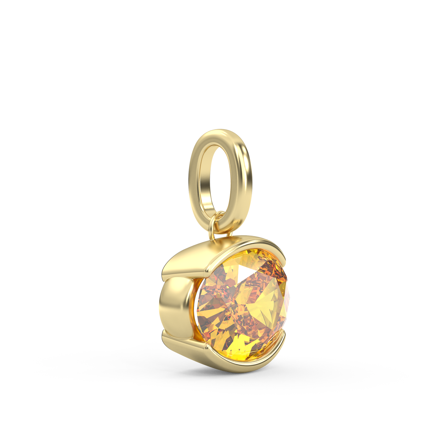 Mini Luce Pendant in Orange