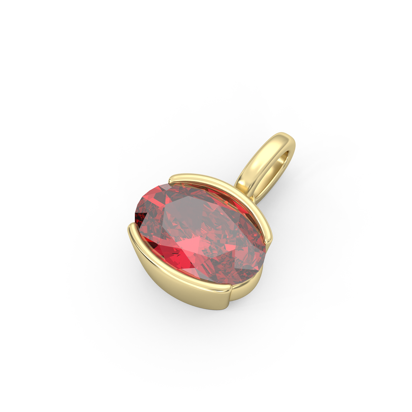 Mini Luce Pendant in Red