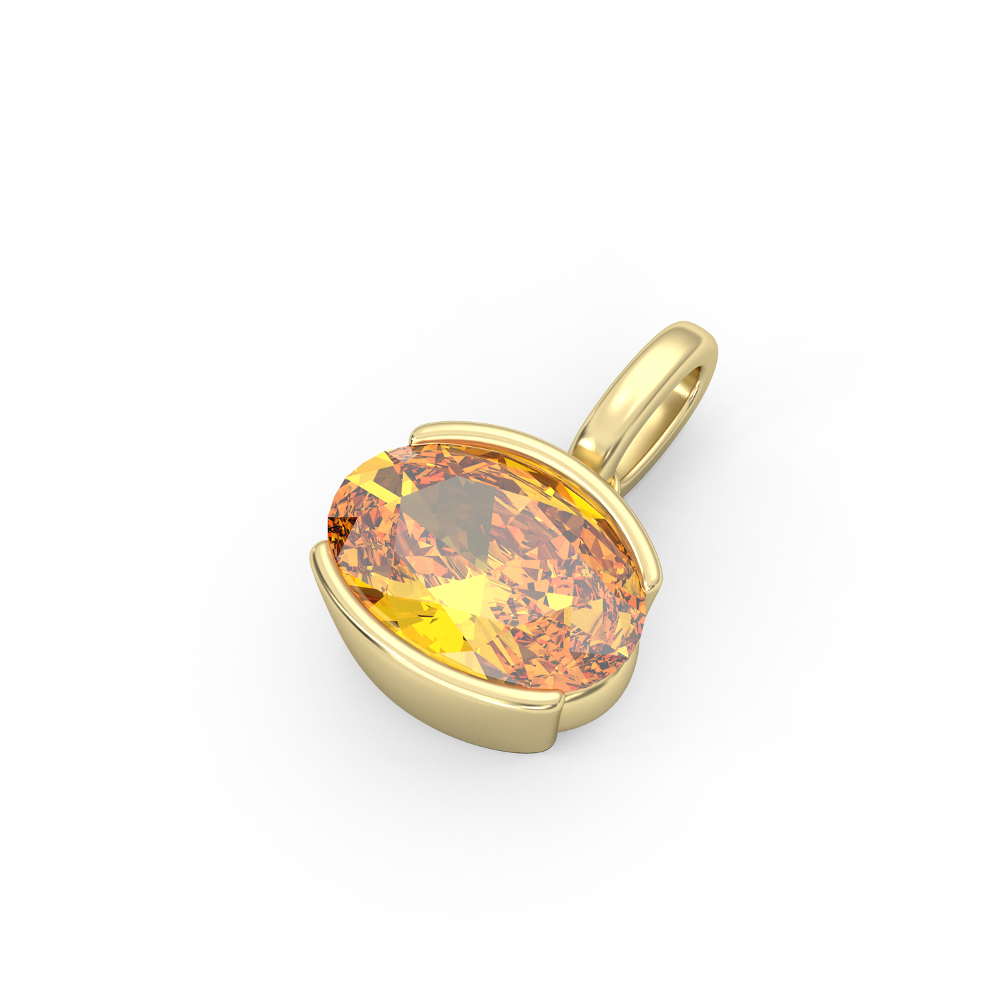 Mini Luce Pendant in Orange