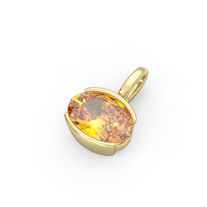 Mini Luce Pendant in Orange