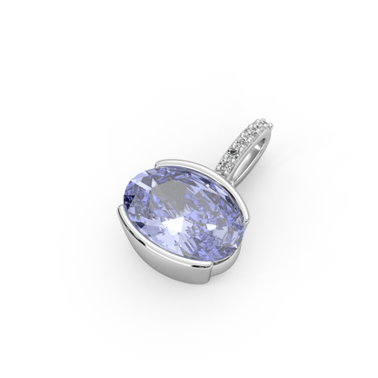 Mini Luce Pendant in Cornflower