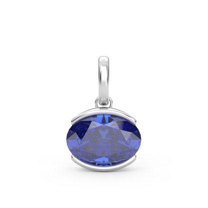 Mini Luce Pendant in Blue Sapphire