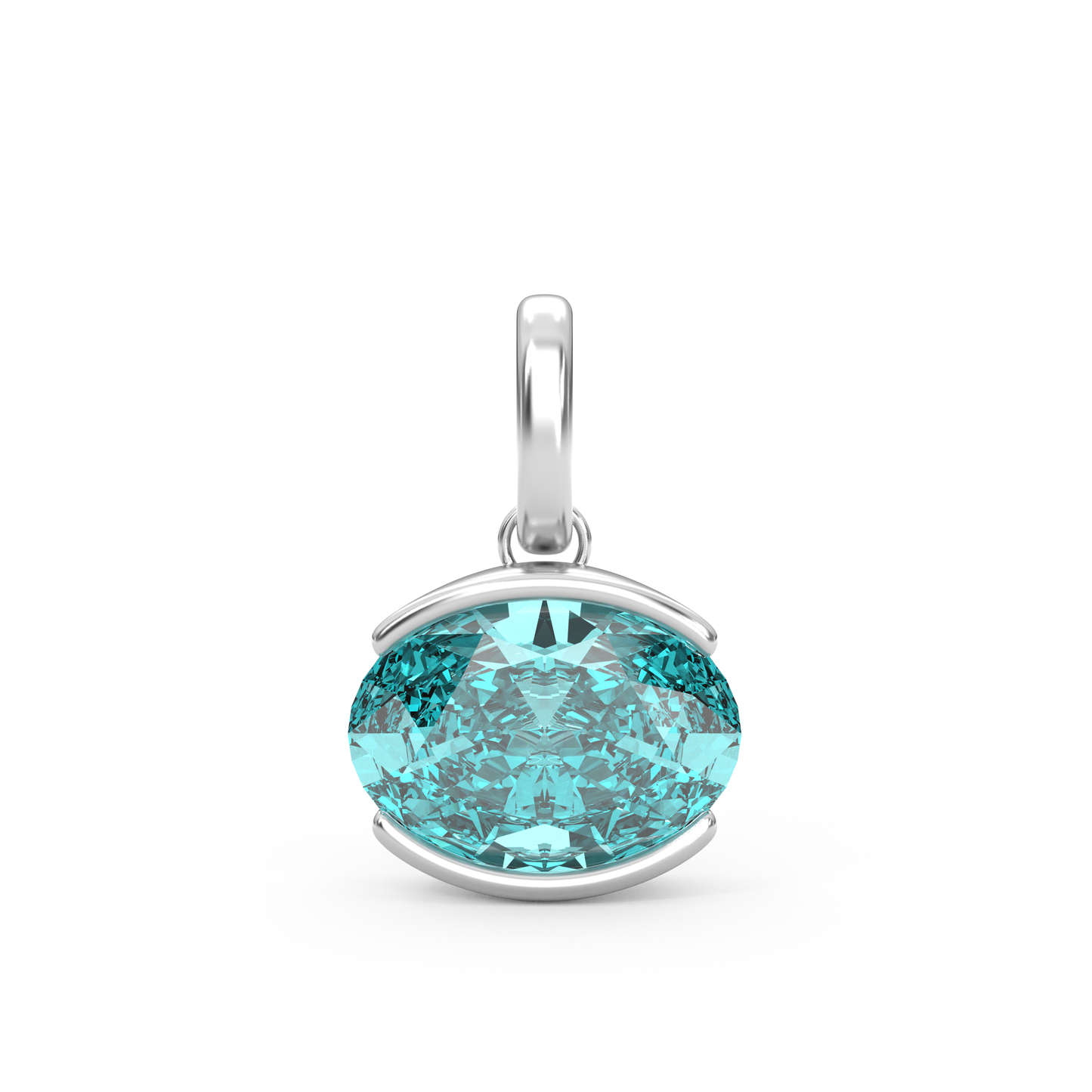 Mini Luce Pendant in Teal