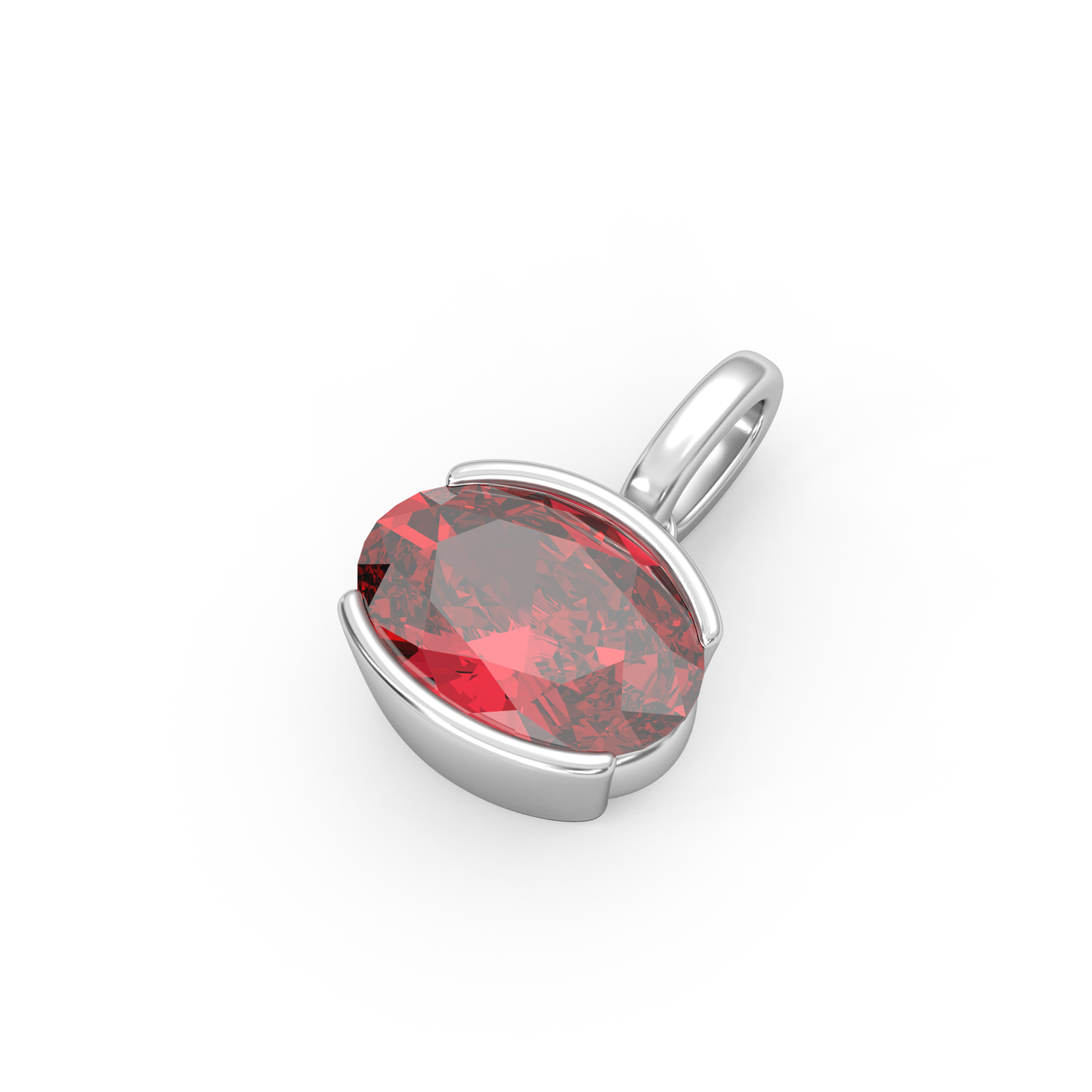 Mini Luce Pendant in Red