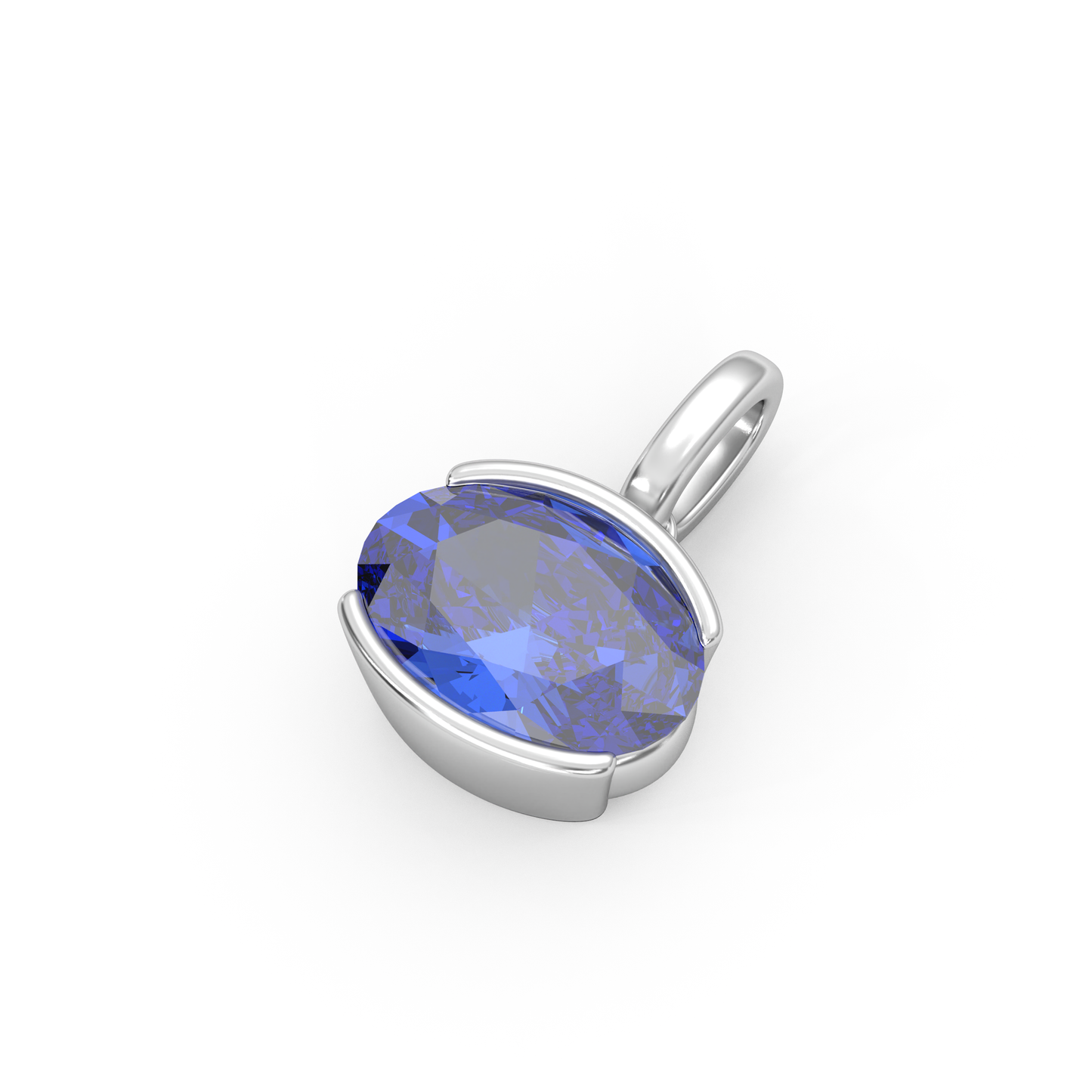 Mini Luce Pendant in Blue Sapphire