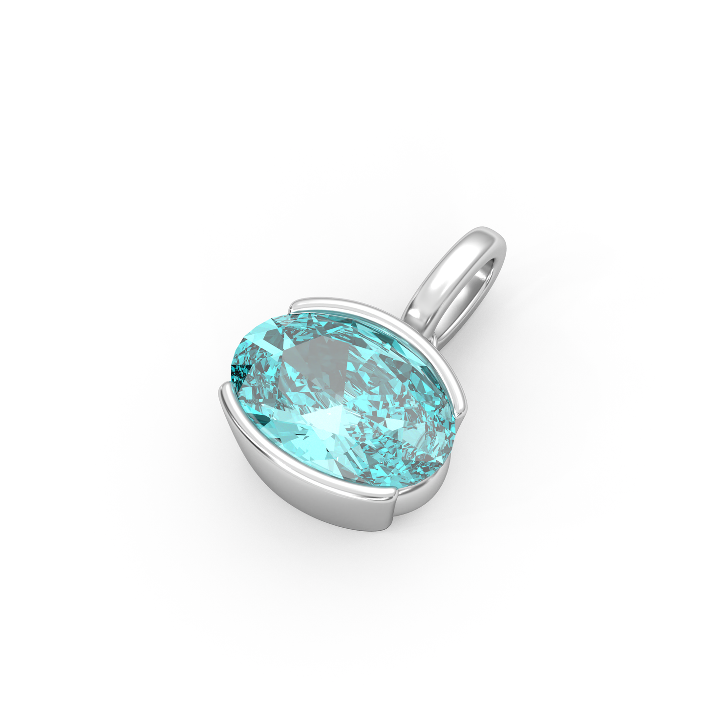 Mini Luce Pendant in Teal