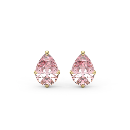 Lily Studs in Light Pink