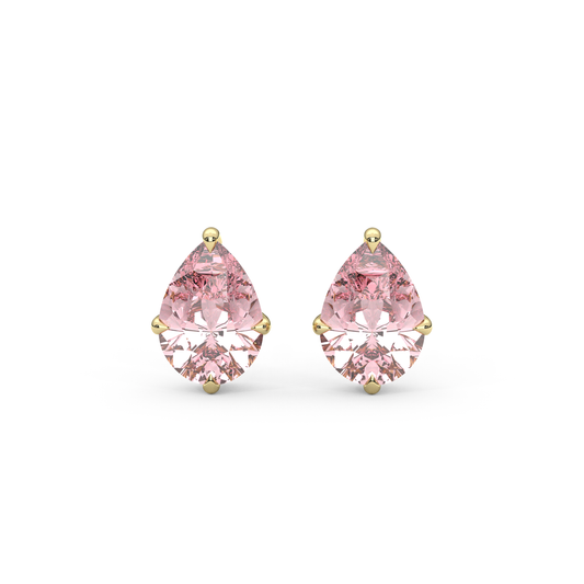 Lily Studs in Light Pink