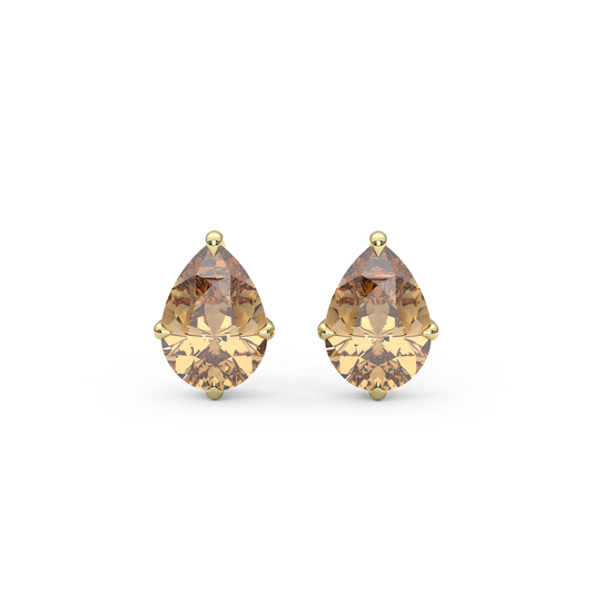 Lily Studs in Champagne