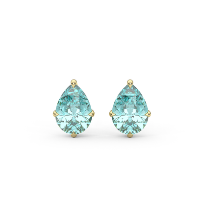Lily Studs in Teal
