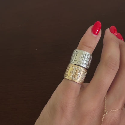 Silver Ash Cigar Band